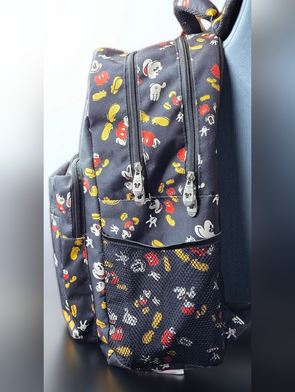 Disneyland Resort Black Mickey Pattern Backpack - Picture 4 of 14
